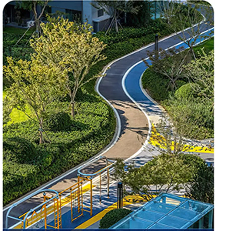 在小区楼下来一次清晨慢跑